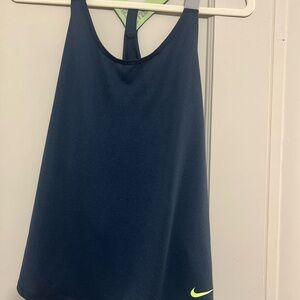 Nike DRI-Fit Athletic Blue Tank Top